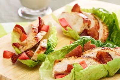 Ranch Chicken and Bacon Lettuce Wraps