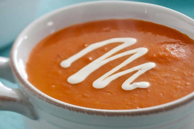 Creamy Ranch Tomato and Roasted Pepper Soup