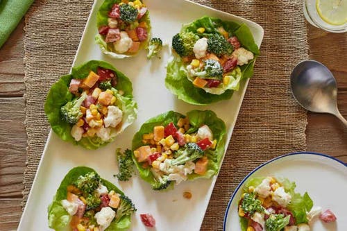 Crunchy Vegetable and Cheddar Salad