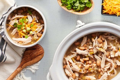 Easy Slow Cooker White Chicken Chili