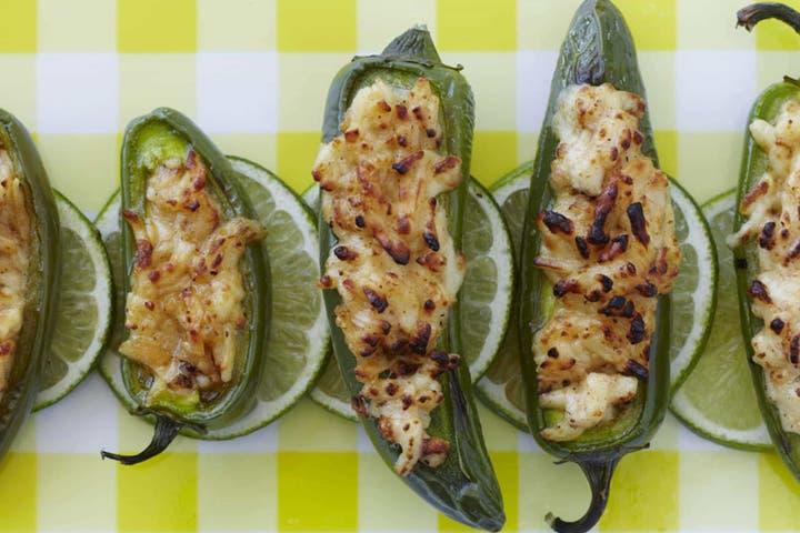 Grilled Cheese-Stuffed Jalapenos