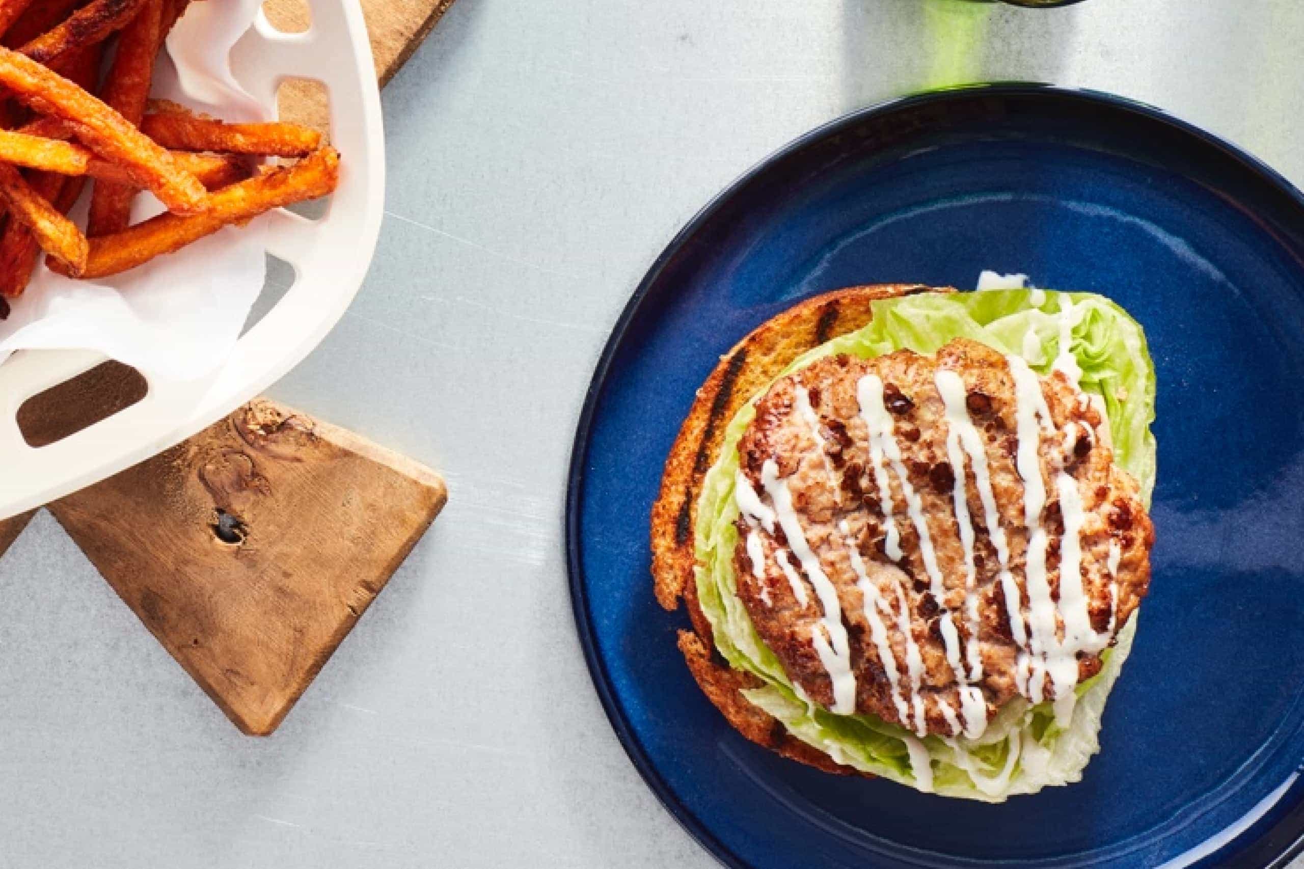 Grilled Turkey Burgers with Ranch Seasoning