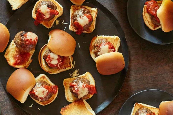 Italian Meatball Sliders