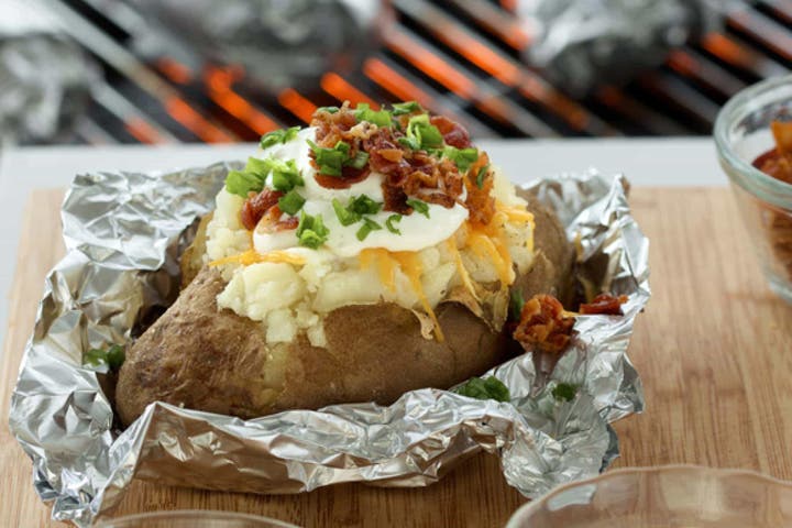 Overstuffed Barbecue Potato