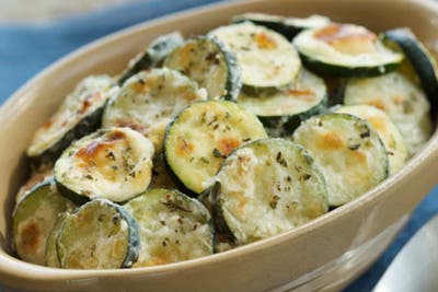Parmesan-Ranch Baked Zucchini Coins