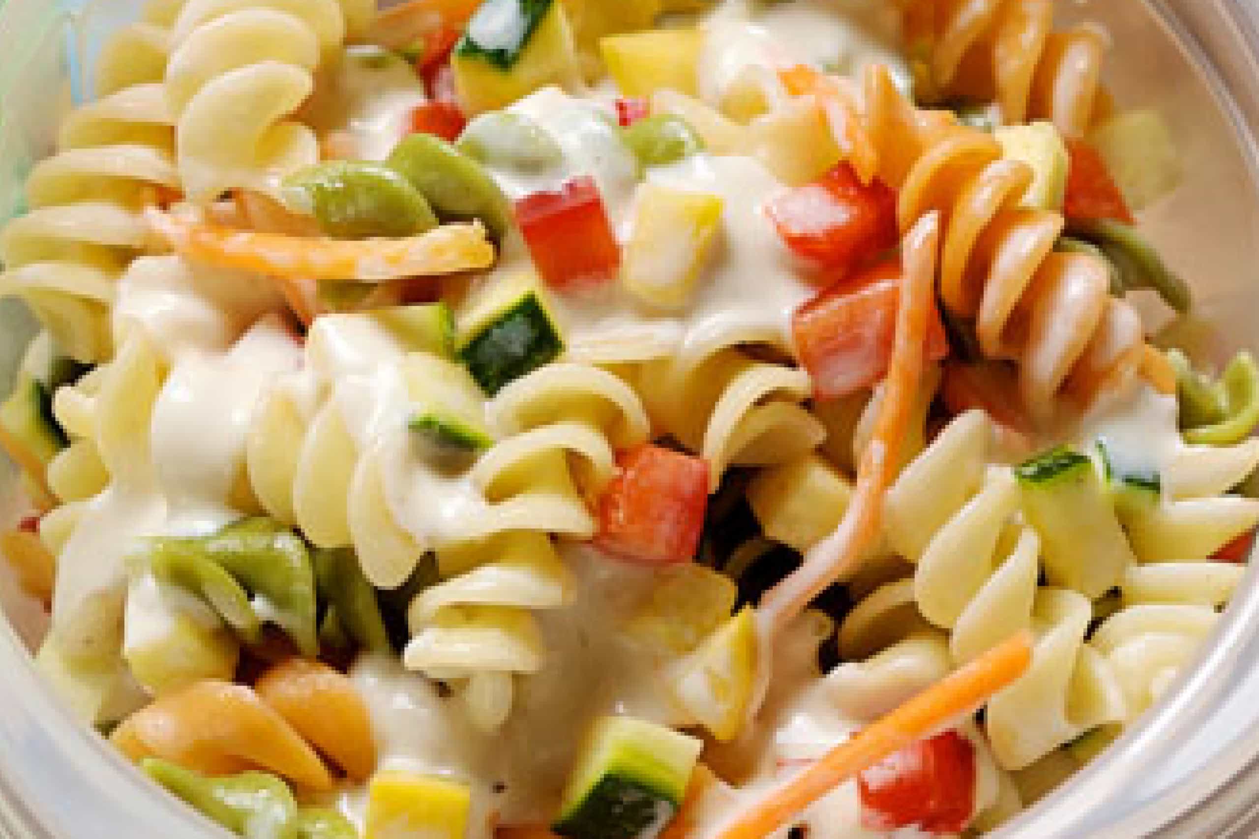 Pasta Salad Veggie-Ranch Toss Ups
