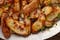 Potato Skin Chips with Ranch and Crispy Bacon Recipe