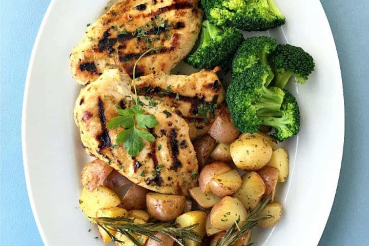 Ranch Grilled Chicken with Baby Red Potatoes
