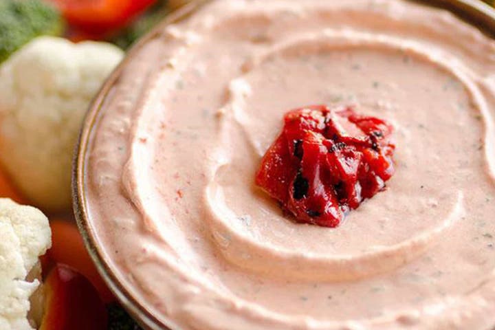 Roasted Red Pepper Ranch Dip