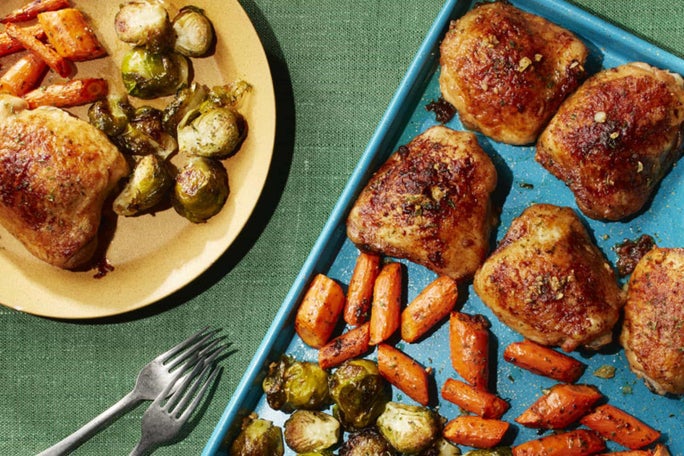 Sheet Pan Chicken with Roasted Vegetables