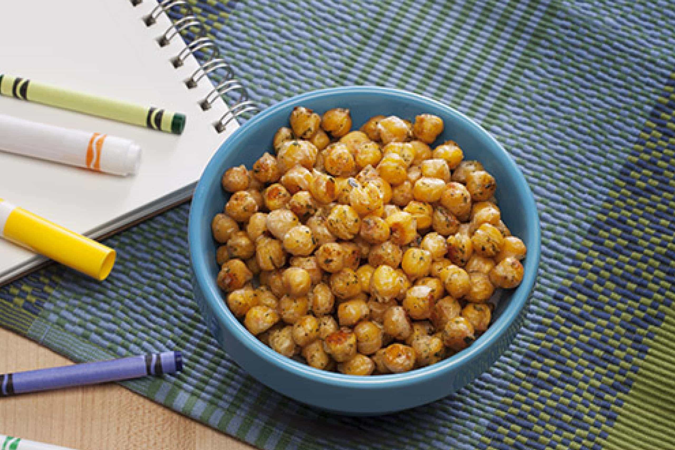 Spicy Ranch Roasted Chickpeas