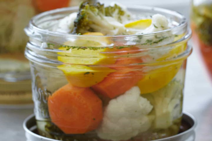 Sweet & Tangy Marinated Vegetables