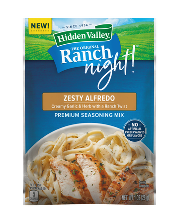 Hidden Valley® Ranch Night!™ Zesty Alfredo Premium Seasoning Mix 