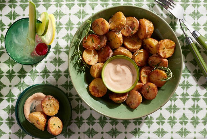Spicy Vegan Ranch Roasted Potatoes