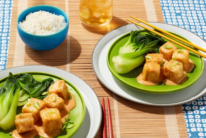 Sweet and Spicy Vegan Ranch Tofu