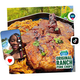 Original Ranch Pork Chops by consumer on TikTok