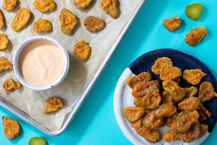 Spicy Ranch Fried Pickles