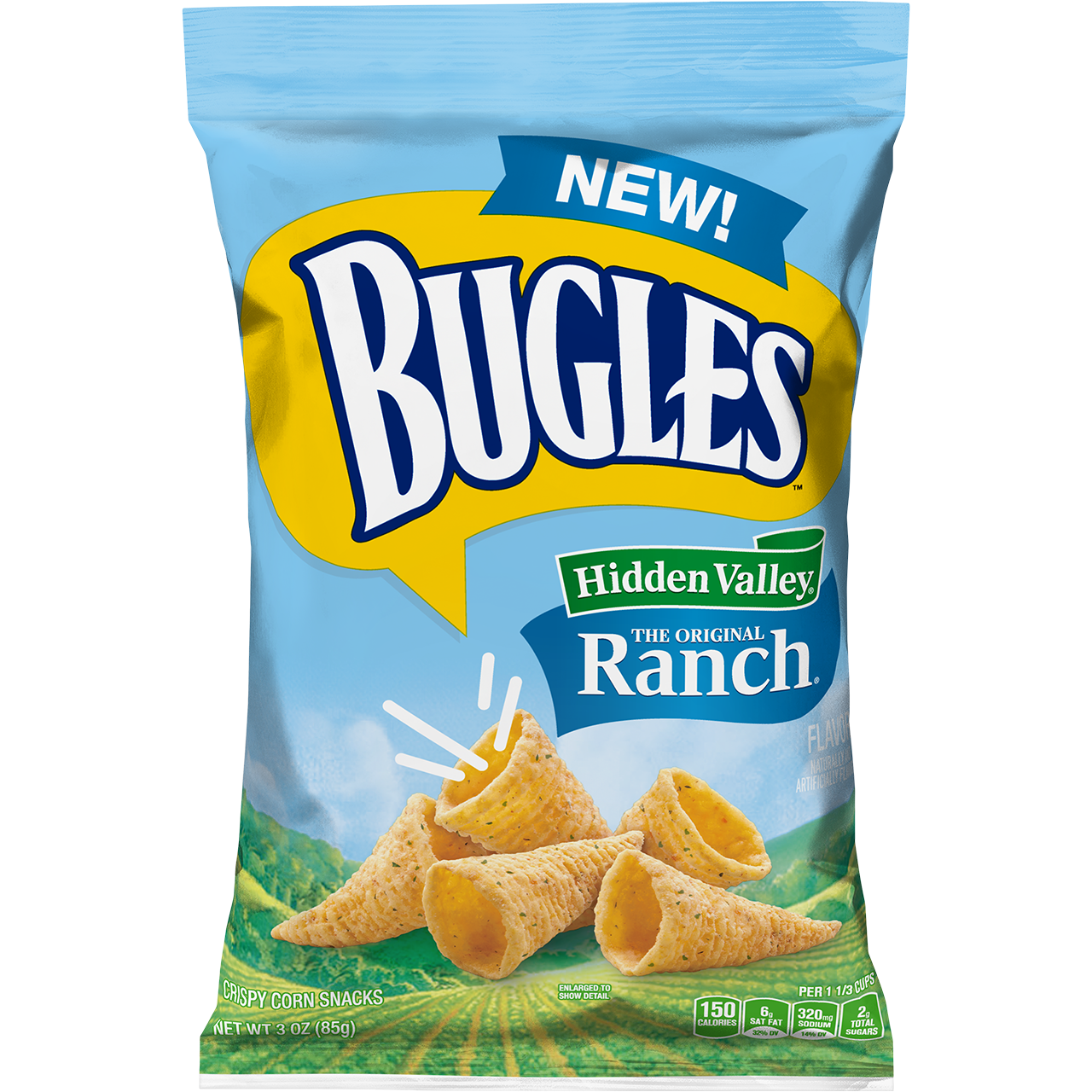 Bugles™ Crispy Corn Snacks, Hidden Valley® Ranch Flavor