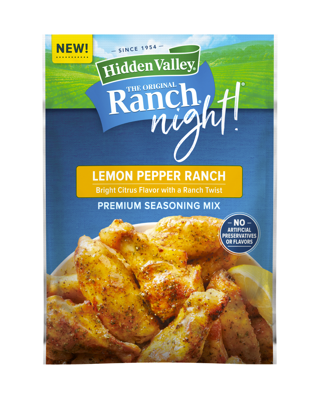Hidden Valley® Ranch Night!® Lemon Pepper Ranch Premium Seasoning Mix 