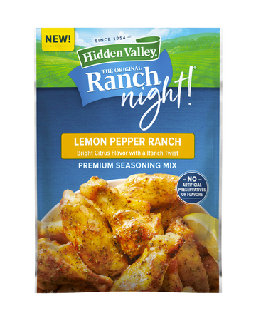 Hidden Valley® Ranch Night!™ Lemon Pepper Ranch Premium Seasoning Mix 