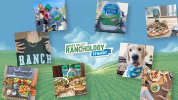 ranchology rewards video hero image featuring consumer-supplied images from social media