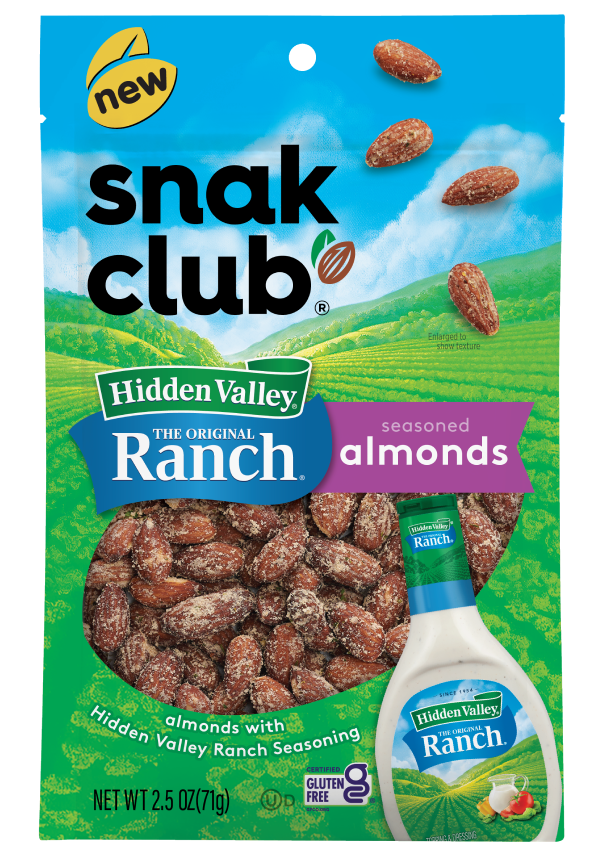 Snak Club® Hidden Valley® Ranch Almonds